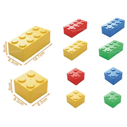 Building Blocks Storage Box - Desktop Organizer for Makeup Jewelry