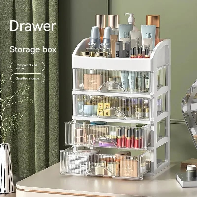 Multi-Layer Desktop Storage Cabinet - Cosmetics Jewelry Organizer Box