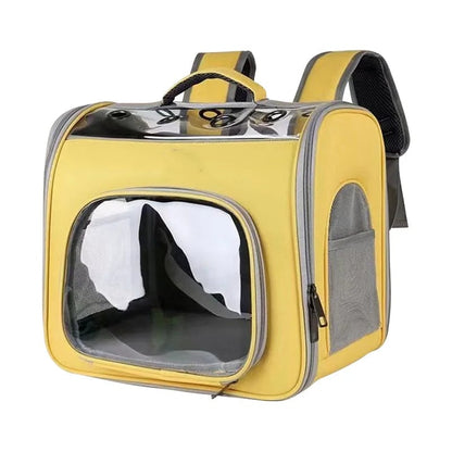 Breathable Pet Carrier Backpack for Cats Dogs - Travel Outdoor Bag