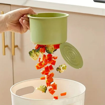 Press-Type Drain Basket Food Strainer Multi-Functional Kitchen