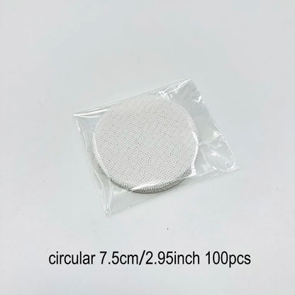 Bonsai Pot Mesh Sheets 100pcs - White Drainage Net Bottom Covers