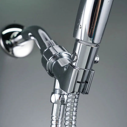 One-Button Shower Head Flow Control Valve Water Stop Switch
