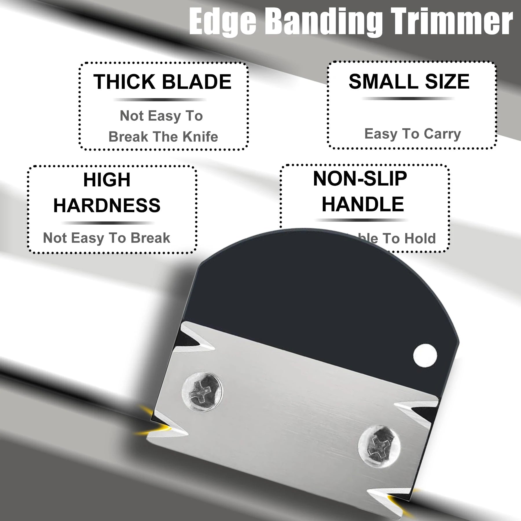 Wood Chamfering Trimmer - Deburring Edge Planer Scraper Tool