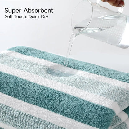 Ultra Soft Microfiber Bath Towel Set - Quick Dry & Super Absorbent