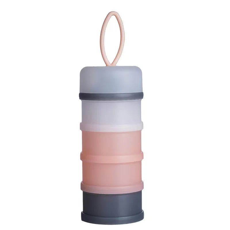 4-Grid Baby Formula Dispenser - BPA-Free Milk Powder Storage Container