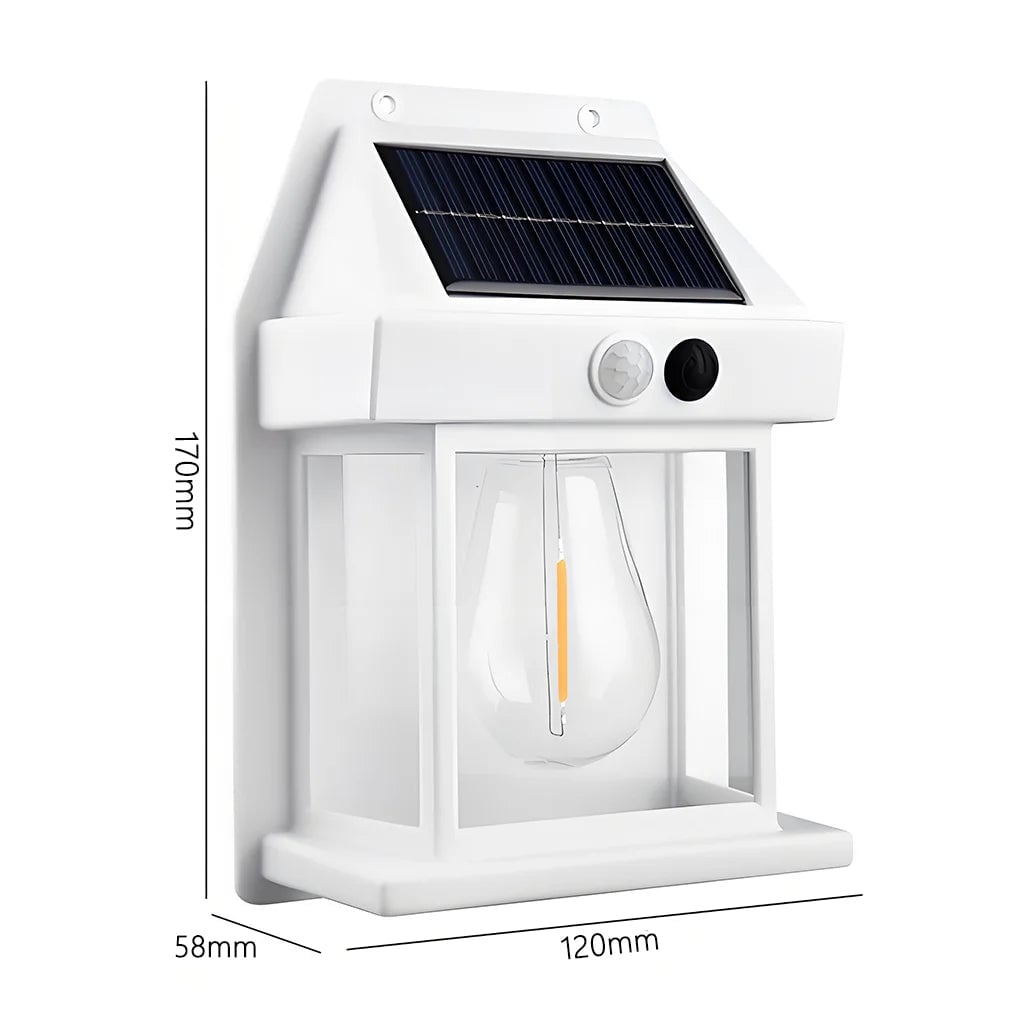 Waterproof Solar LED Wall Light with Motion Sensor Outdoor Garden