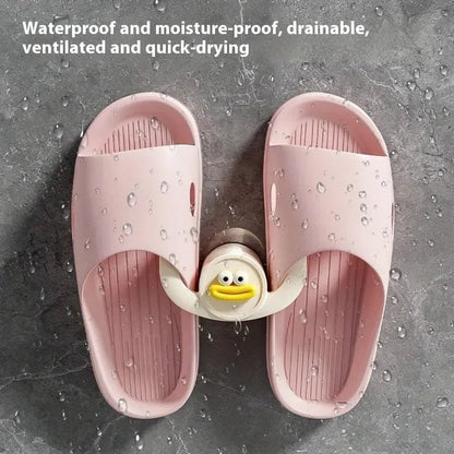Cartoon Slippers Hook Bathroom Storage Organizer Rack Shoe Holder