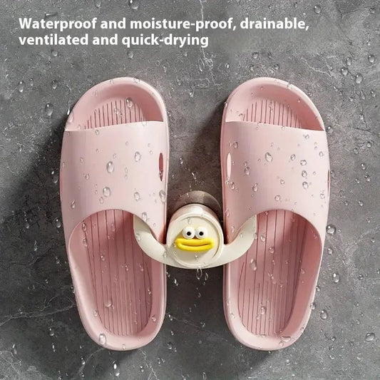 Cartoon Slippers Hook Bathroom Storage Organizer Rack Shoe Holder