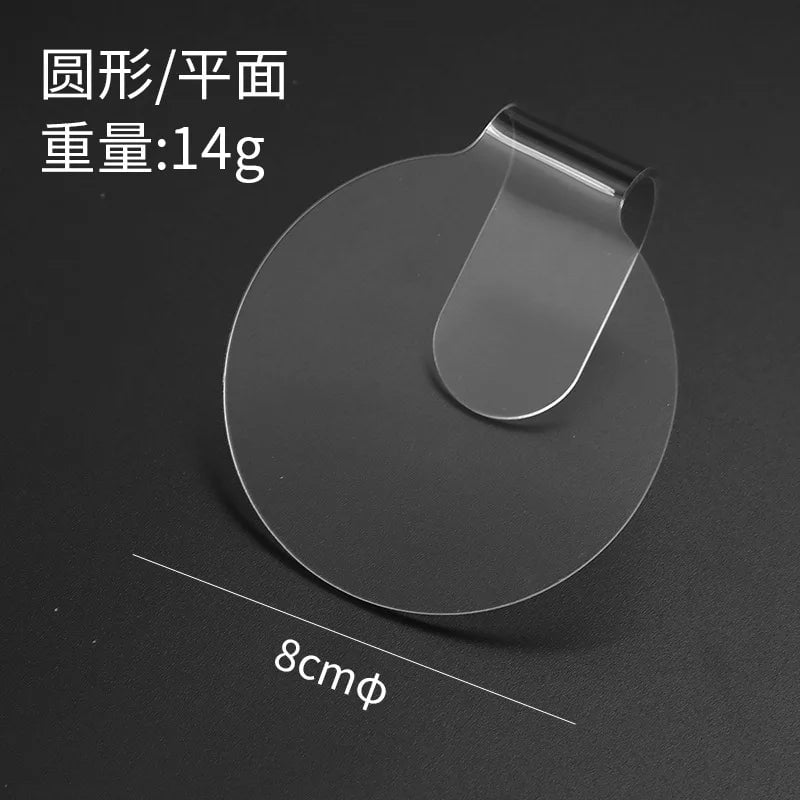 Clear Acrylic Handheld Mixing Palette - Makeup & Nail Art Tool