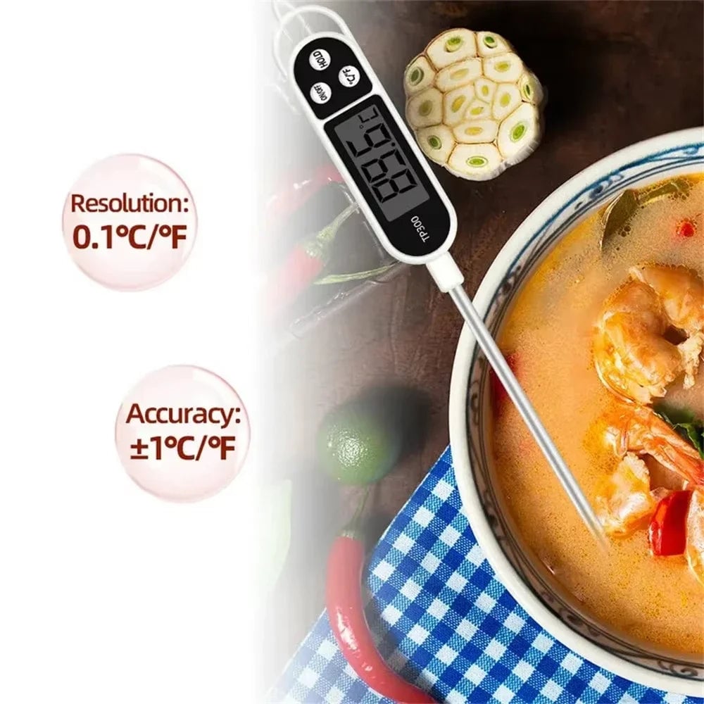 TP300 Digital Food Thermometer - Instant Read Meat BBQ Probe