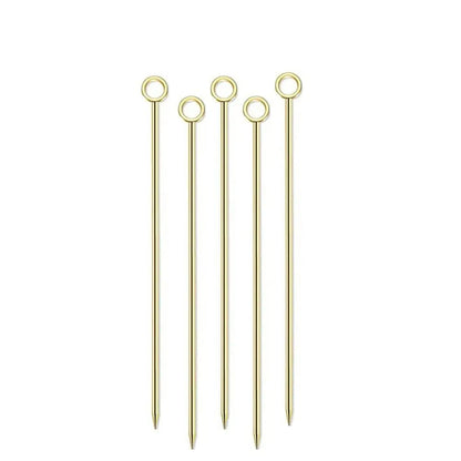 Stainless Steel Cocktail Picks - Reusable Fruit Forks Bar Tools