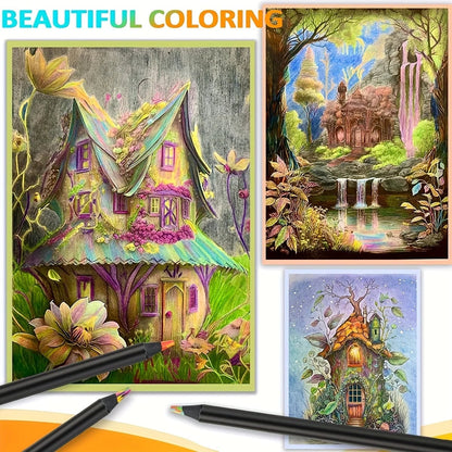 7 Colors Rainbow Pencils 3.3mm Lead - 12/24/36/48Pcs Art Drawing Set