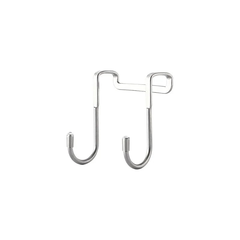 304 Stainless Steel S-Hook Door Hanger - No Drill Kitchen Towel
