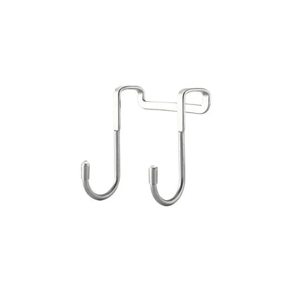304 Stainless Steel S-Hook Door Hanger - No Drill Kitchen Towel