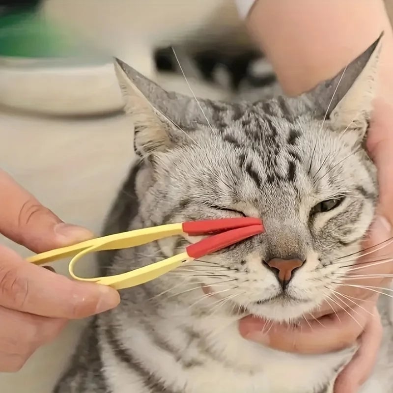 Pet Tear Stain Remover Comb - Dog Eye Cleaning Brush for Grooming