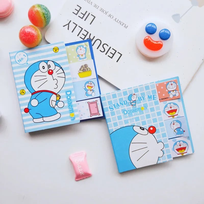 Kawaii Cartoon Stickers Note Pads Set - Japanese Korean Stationery
