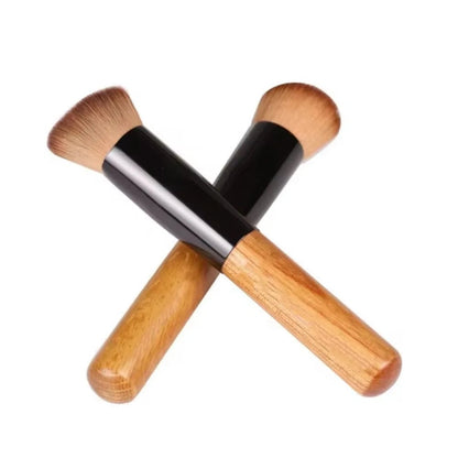 Dense Kabuki Foundation Brush - Professional Powder & Blush Tool
