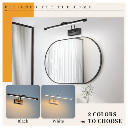 LED Waterproof Bathroom Mirror Light - Modern Vanity Wall Lamp