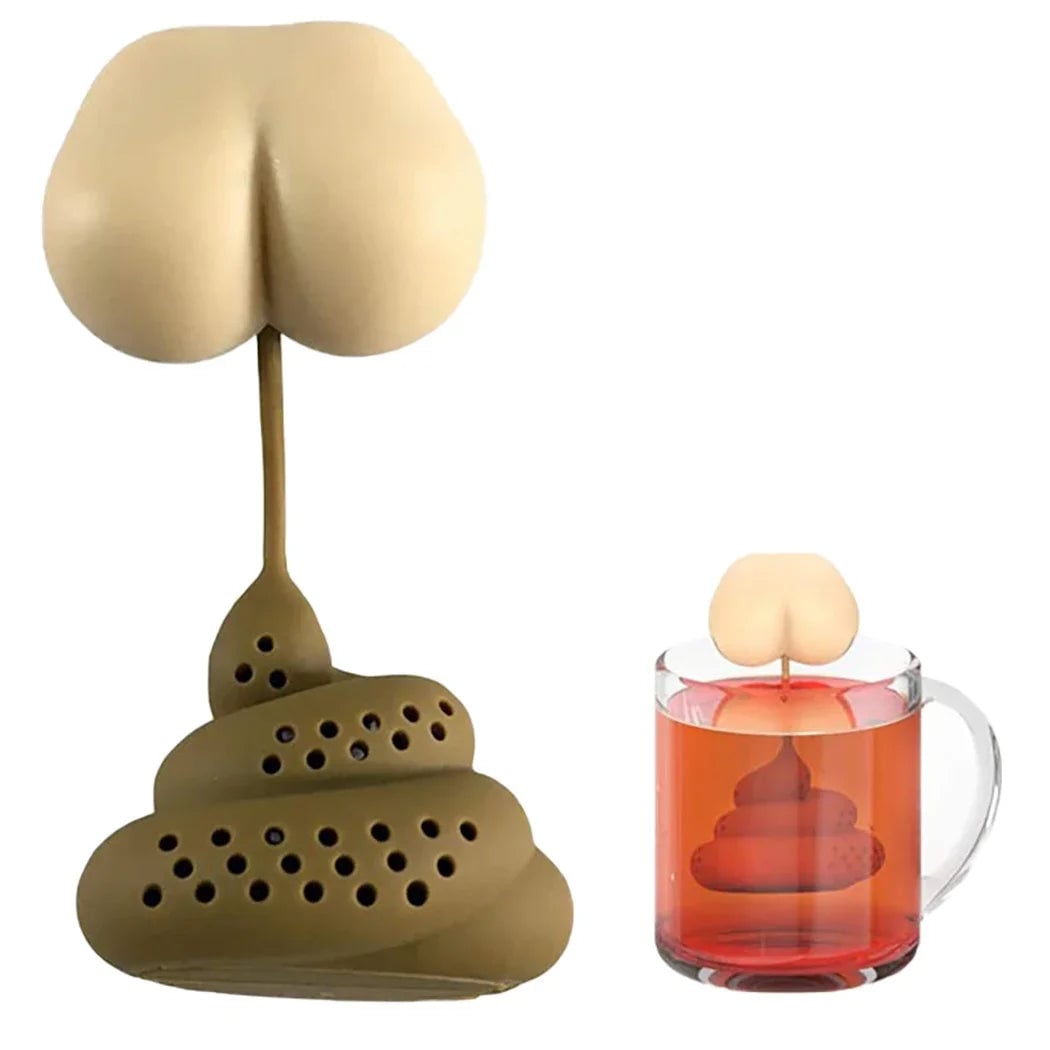 Food Grade Silicone Person Shaped Tea Infuser Strainer Bag