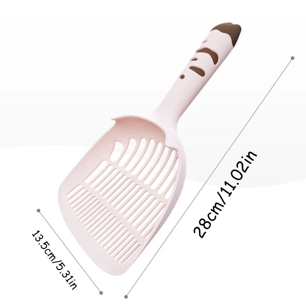 Fine Mesh Cat Litter Scoop Anti-Clog Pet Waste Scooper Shovel