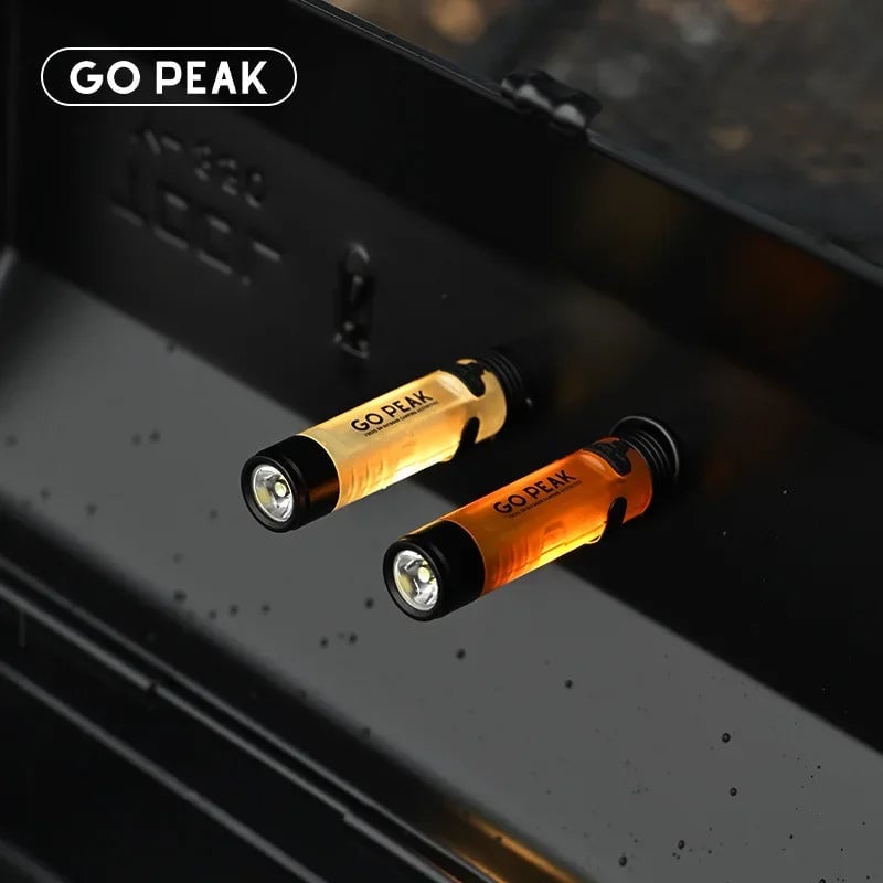 GOPEAK Mini LED Flashlight 5050 Pocket Keychain Clip Emergency Light