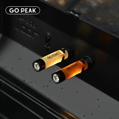 GOPEAK Mini LED Flashlight 5050 Pocket Keychain Clip Emergency Light