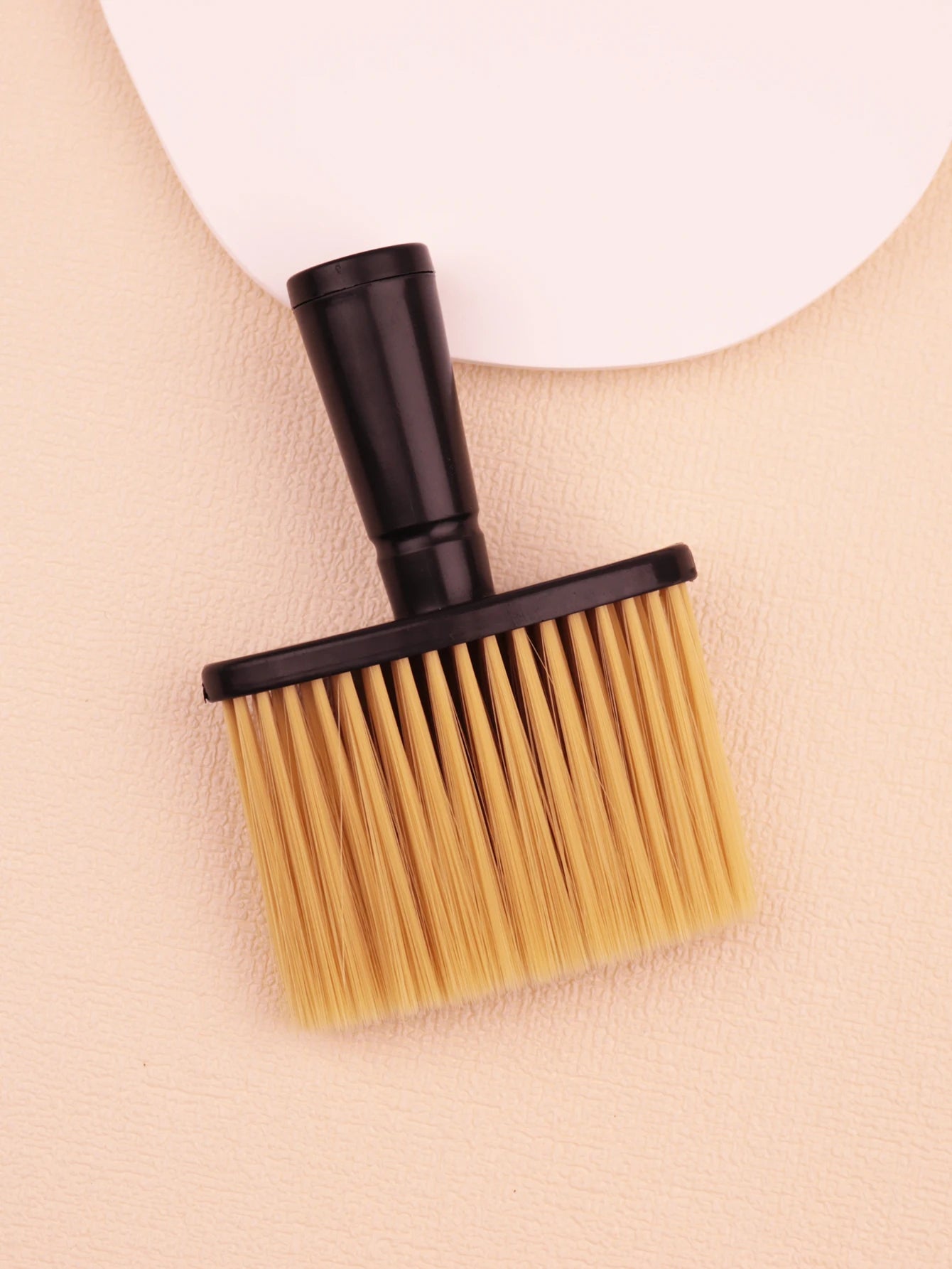 Professional Soft Bristle Hair Cleaning Brush - Black Real Hair