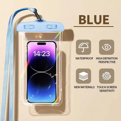 Waterproof Phone Pouch IPX8 Underwater Dry Bag Case Water Sports