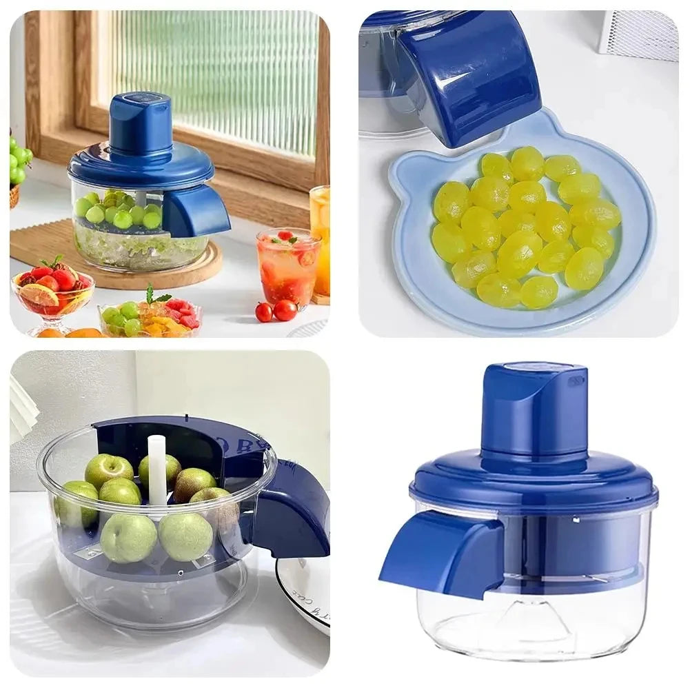 Automatic Electric Grape Peeler Machine - Hands-Free Skin Remover for Berries Fruits, Fruit Prep Tool, Effortless Peeling