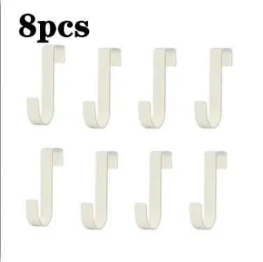 Multi Purpose Over Door Hooks - Kitchen Cabinet Storage Organizer