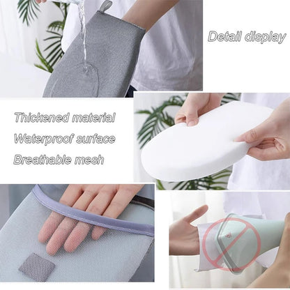 Heat Resistant Mini Ironing Board with Washable Pad Cover & Gloves
