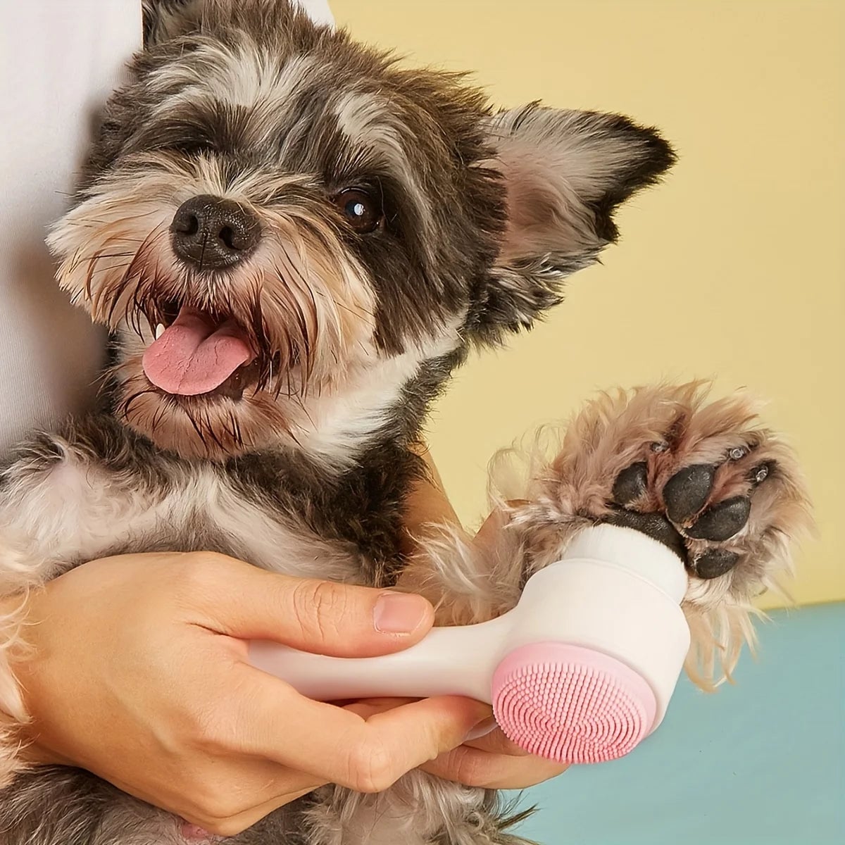 Silicone Pet Paw Cleaner Massage Brush - Dog Grooming Tool