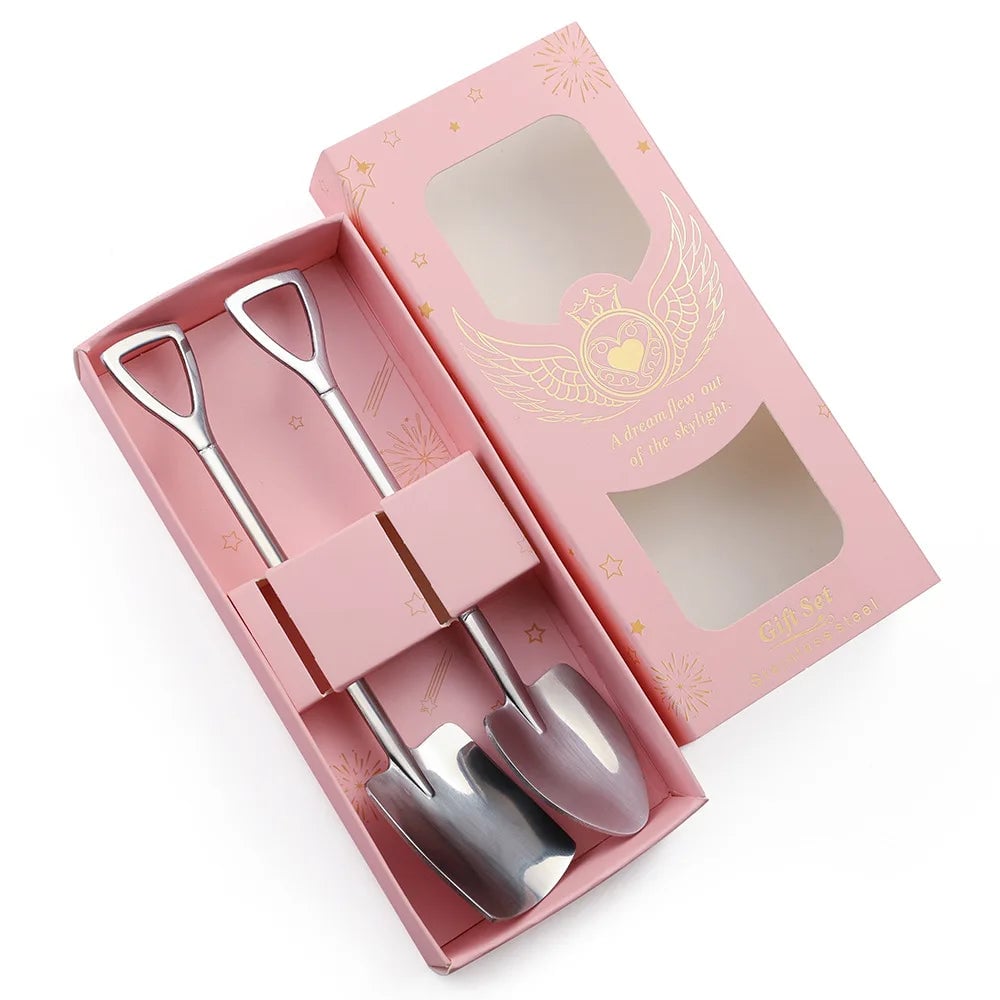Stainless Steel Shovel Spoon - Ice Cream Watermelon Flat Tip