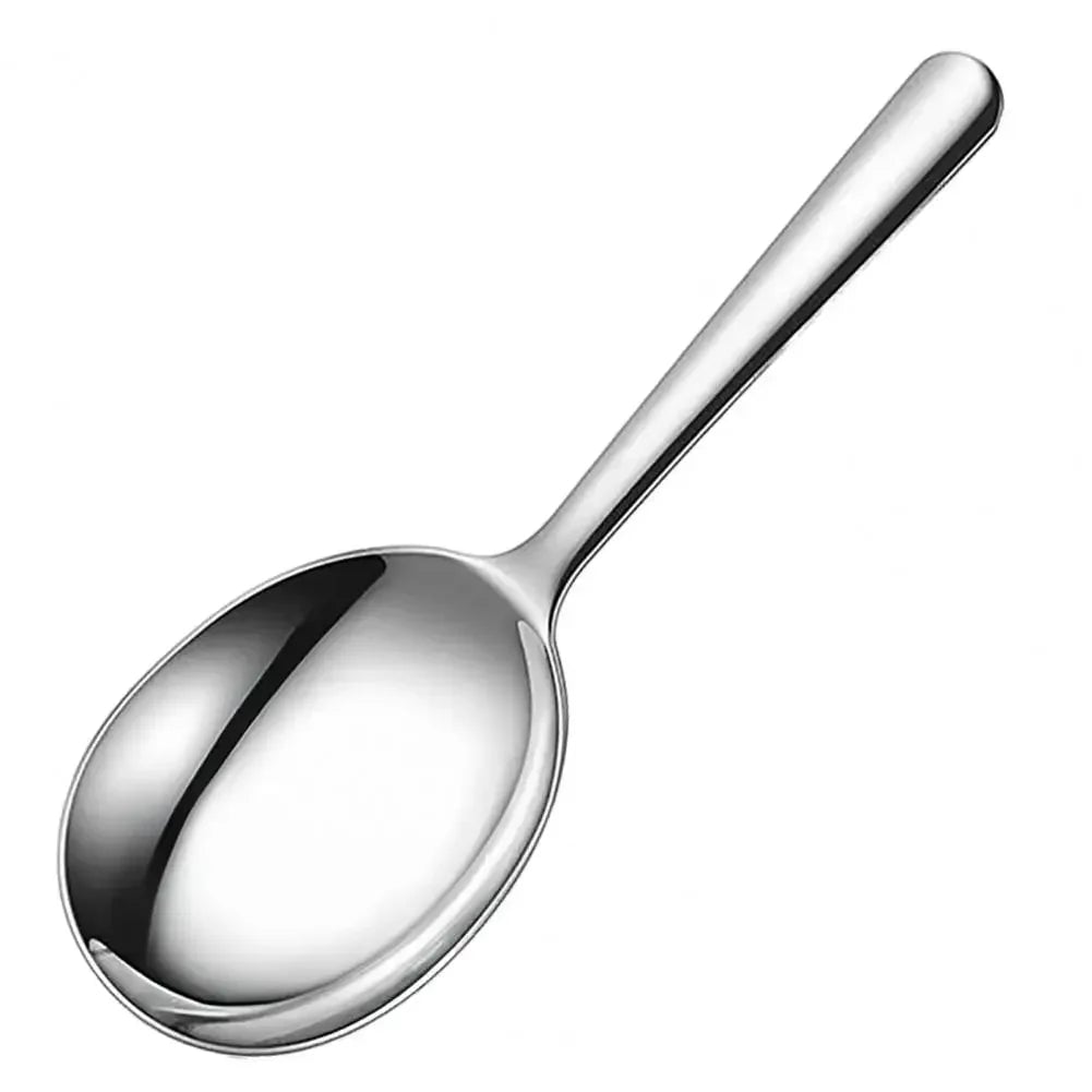 Stainless Steel Ladle with Drain Holes & Heat Resistant Handle