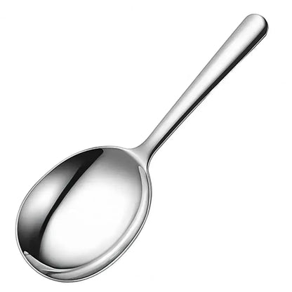 Stainless Steel Ladle with Drain Holes & Heat Resistant Handle