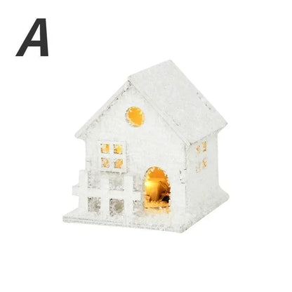 LED Snowflake Christmas Lights - Shining Holiday Decorations Small House