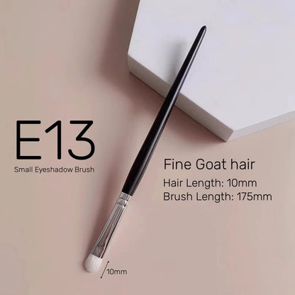 Natural Goat Hair Eyeshadow Blending Brush - Ebony Handle Makeup Tool