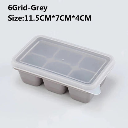 Giant Ice Cube Tray Silicone Mold - 4 6 8 15 160 Grid Food Grade