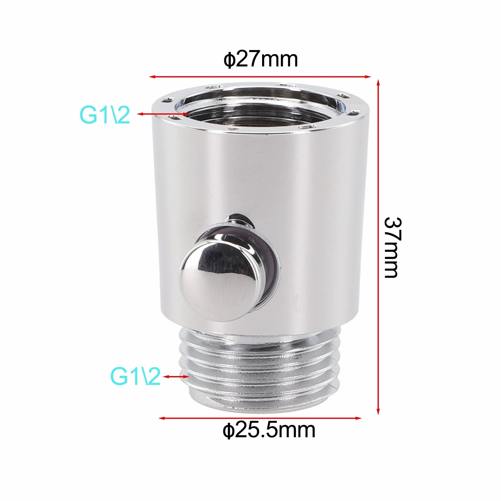 Water Saving Shower Head Control Switch Valve - Instant Stop Flow