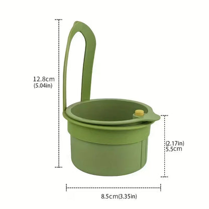 Press-Type Drain Basket Food Strainer Multi-Functional Kitchen