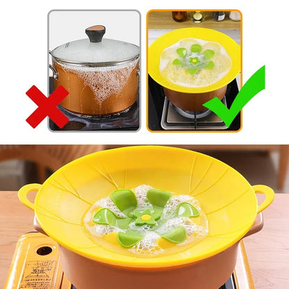 Food Grade Silicone Pot Lid Boil Over Spill Stopper Cover