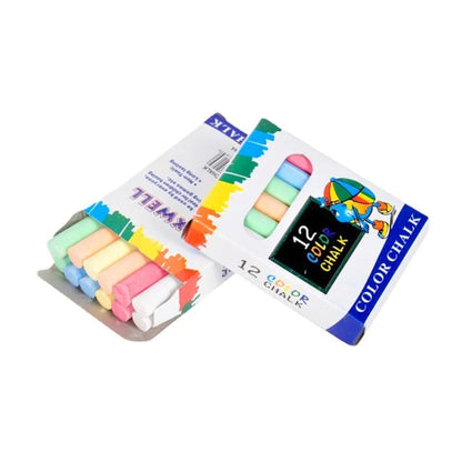 12-Piece Dustless Chalk Pen Set for Blackboard Writing & Drawing