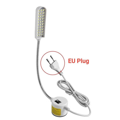 LED Sewing Machine Lamp 360° Flexible Gooseneck Magnetic Base Work Light