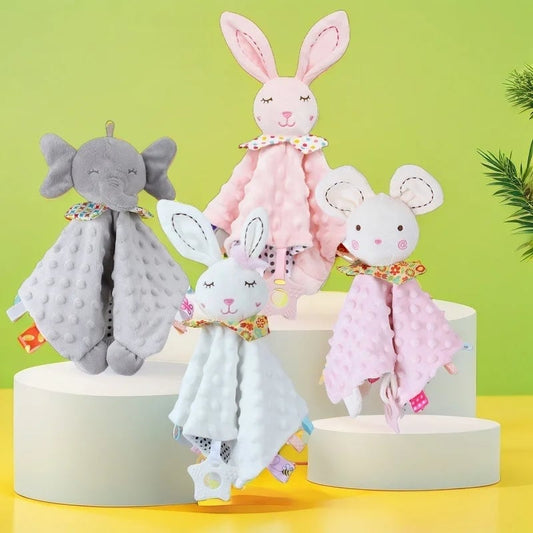Custom Embroidered Baby Safety Doll - Personalized Animal Design
