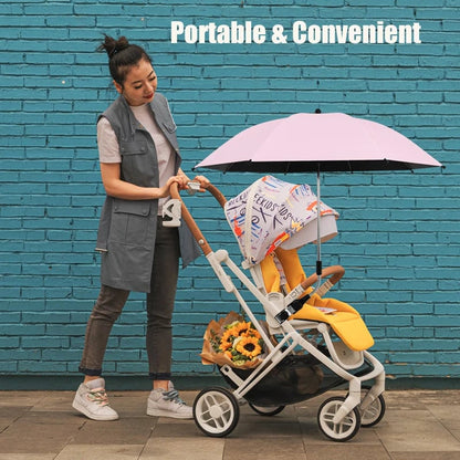 85cm 2-in-1 Clip-On Universal Baby Parasol Stroller Umbrella