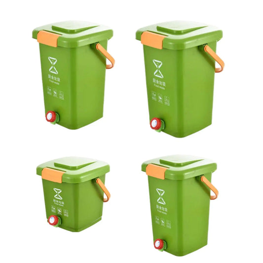 Kitchen Countertop Compost Bin - Easy Clean Modern Design Bucket