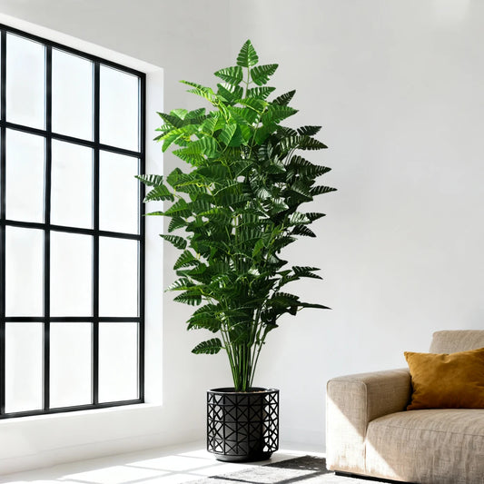 65-145cm Large Artificial Persian Leaves Palm Tree Tropical Decor