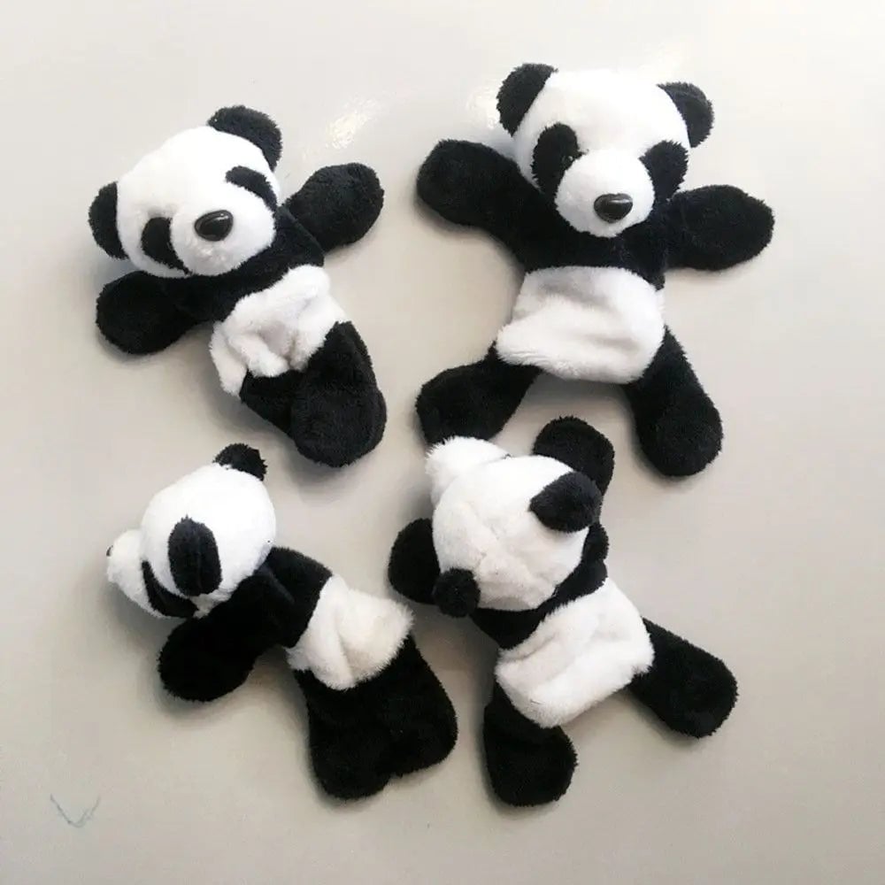 Soft Plush Panda Magnet - Oval Fabric Whiteboard Fridge Organizer