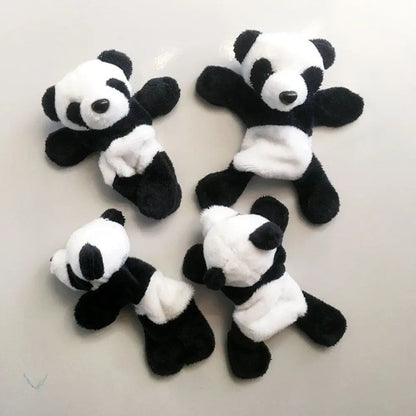 Soft Plush Panda Magnet - Oval Fabric Whiteboard Fridge Organizer