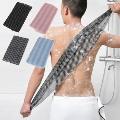 Japanese Nylon Exfoliating Back Scrub Washcloth Bath Towel Brush